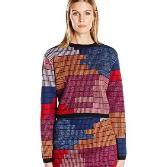 Mara Hoffman Radial Sweater Cropped Knit sz S - Picture 3 of 8